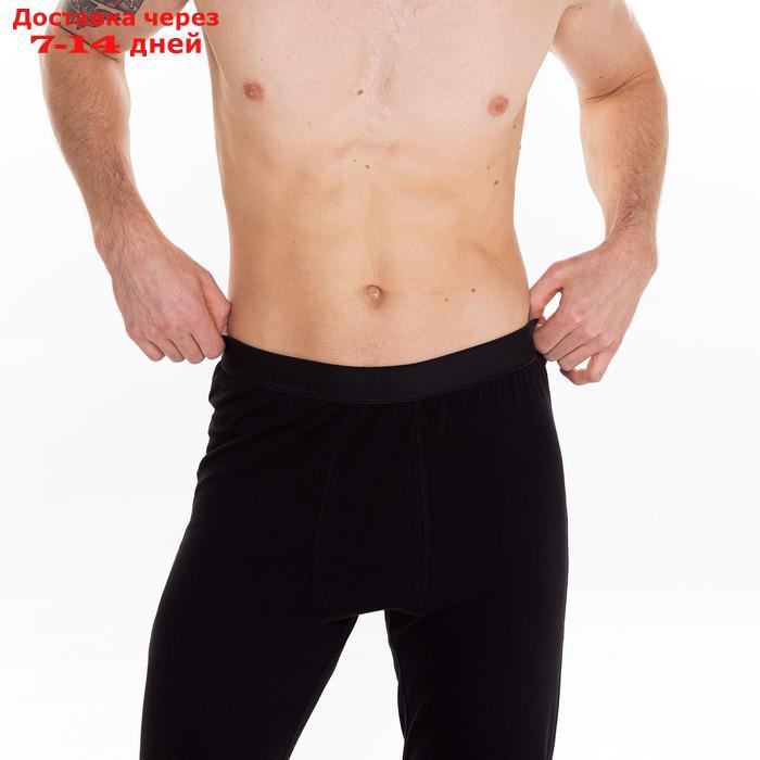 Термобельё мужское (кальсоны), цвет чёрный, размер 46 - фото 4 - id-p227125095