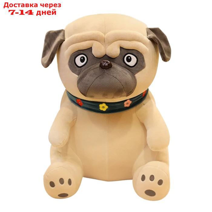 Мягкая игрушка "Собака Мопс", 40 см 2137/30 - фото 1 - id-p227119425