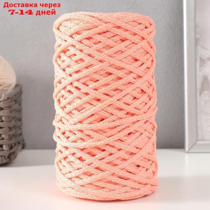Шнур для вязания 100% полиэфир, ширина 5 мм 100м (розовый) - фото 1 - id-p227114799