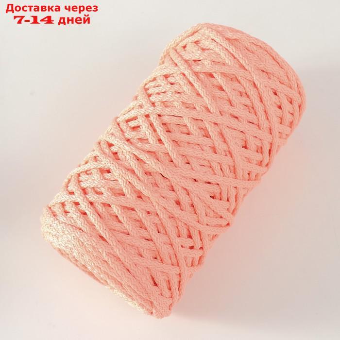 Шнур для вязания 100% полиэфир, ширина 5 мм 100м (розовый) - фото 2 - id-p227114799