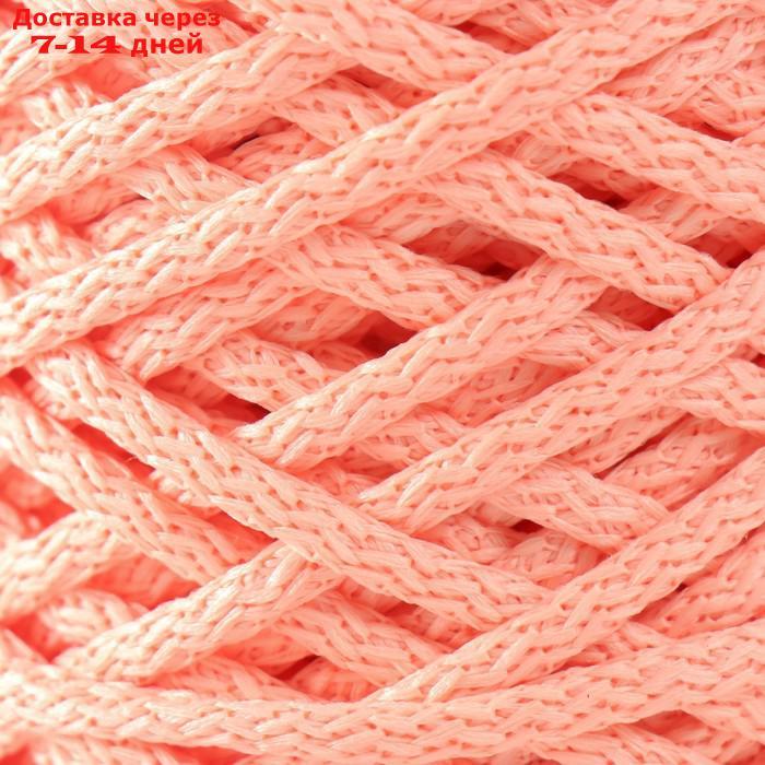Шнур для вязания 100% полиэфир, ширина 5 мм 100м (розовый) - фото 3 - id-p227114799