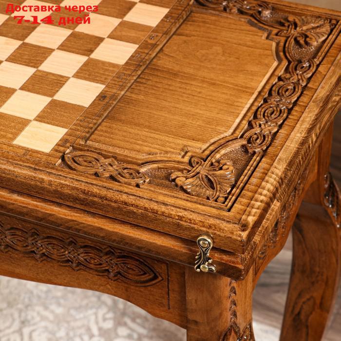 Стол ломберный раскладной "Шахматы и нарды", 70х60х30 см, Армения - фото 6 - id-p227119436
