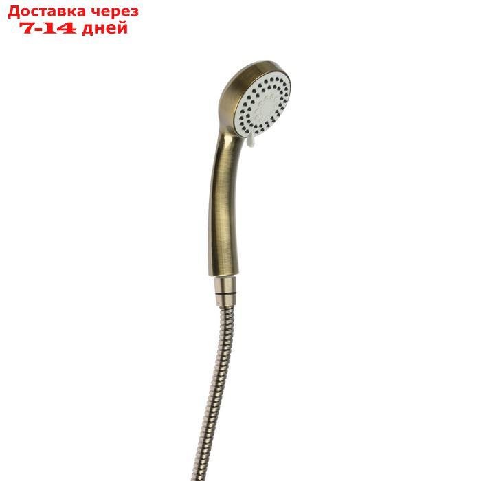 Cмеситель для ванны Accoona A7271C, двухвентильный, с душевым набором, латунь, цвет бронза - фото 3 - id-p227098544