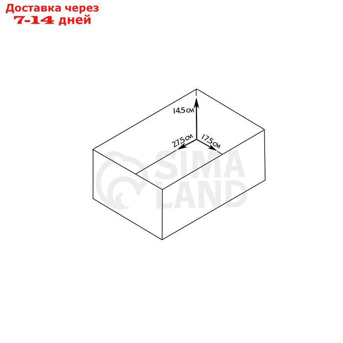 Кашпо - ящик деревянный 30х20х14,5 см сосна - фото 5 - id-p227111453