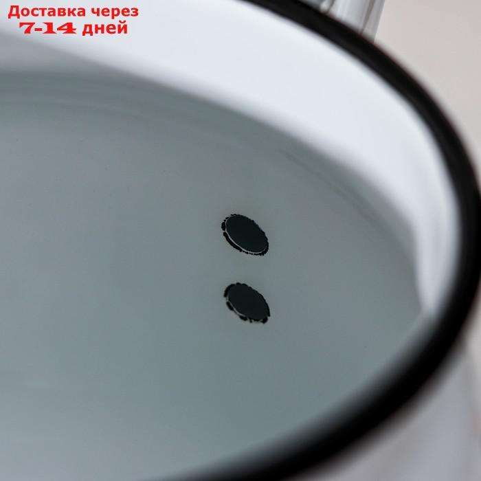 Чайник "Тюльпан Май", 3,5 л, с кнопкой, цвет белый - фото 3 - id-p227103794