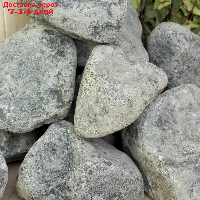 Камень для бани "Габбро-диабаз" обвалованный, коробка 20кг, 70-120мм, "Добропаровъ" - фото 3 - id-p227095220
