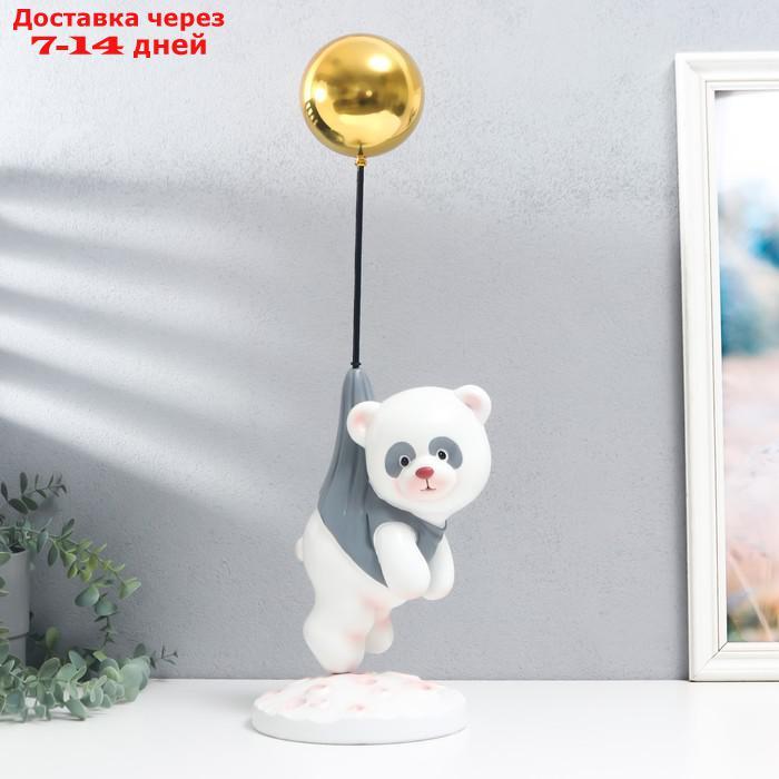 Сувенир полистоун "Панда летит на воздушном шарике" 47х16,5х16,5 см - фото 1 - id-p227123071