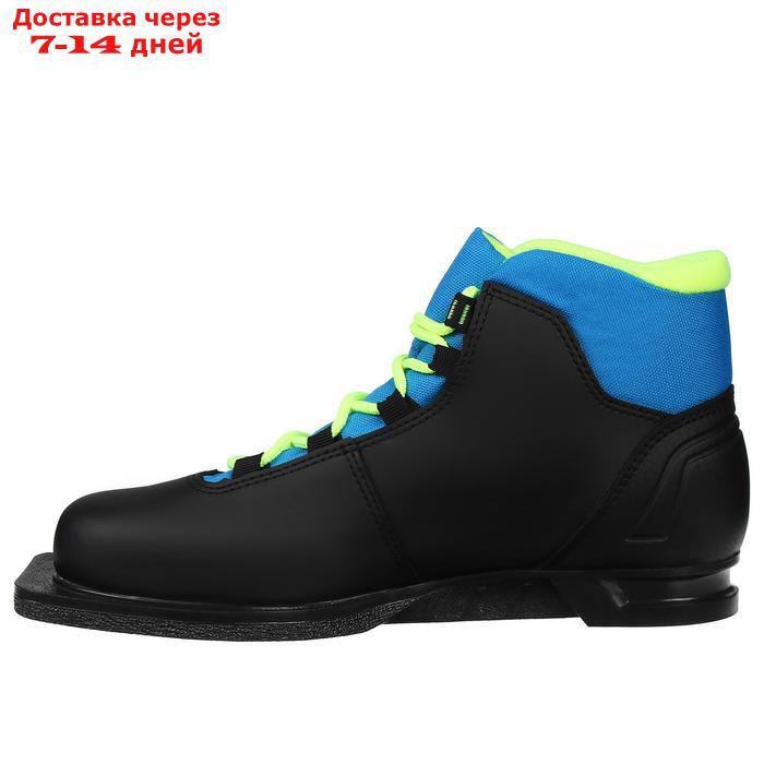 Ботинки лыжные TREK Soul IK NN75, цвет чёрный, лайм неон, размер 38 - фото 3 - id-p227101952