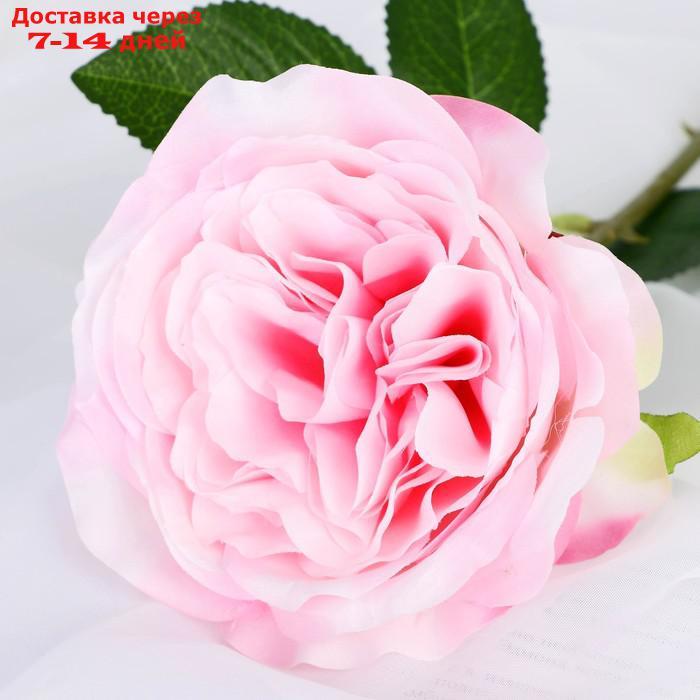 Цветок искусственный "Роза Прима" 11х45 см розовый - фото 2 - id-p226969312