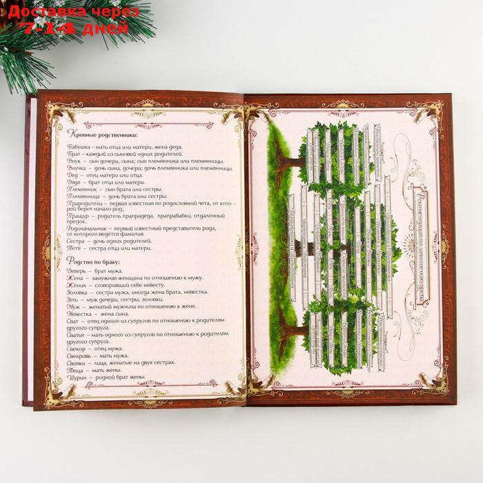 Подарочный набор родословная книга в шкатулке "Сказочного нового года", 26 см × 27 см × 8 см - фото 2 - id-p227105571
