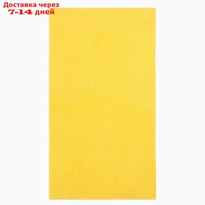 Полотенце махровое Экономь и Я 70*140 см, цв. желтый, 100% хлопок, 350 гр/м2 - фото 5 - id-p227114823