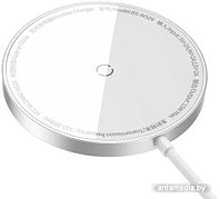 Беспроводное зарядное Baseus Simple Mini3 Magnetic Wireless Charger 15W CCJJ040012 (белый)