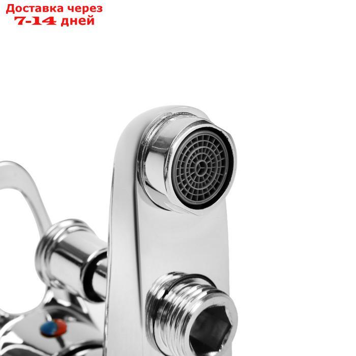 Смеситель для ванны ZEIN Z90350153, картридж керамика 35 мм, с душевым набором, хром - фото 5 - id-p227096885