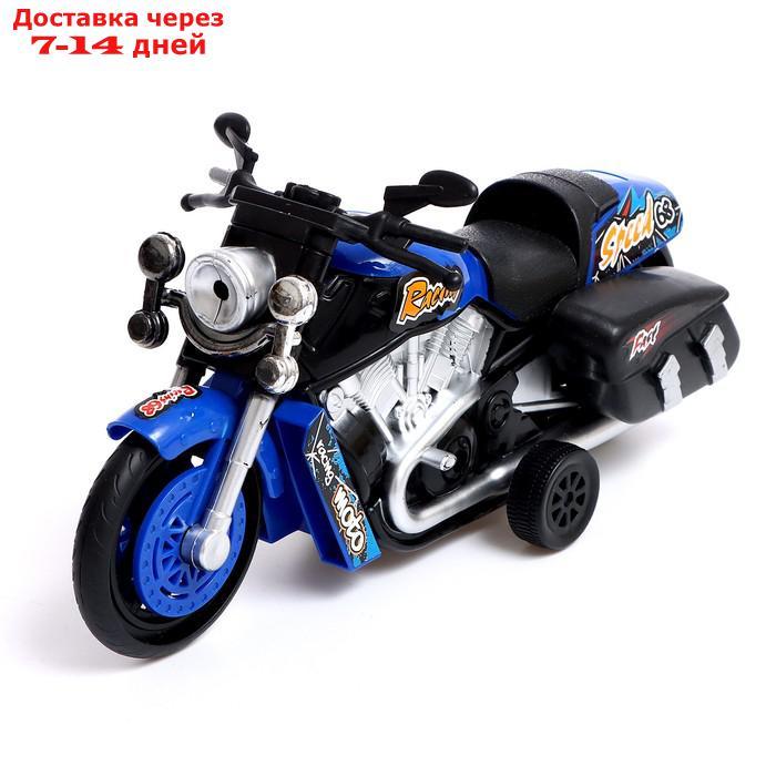 Мотоцикл инерционный "Харлей" цвет МИКС - фото 6 - id-p227125124