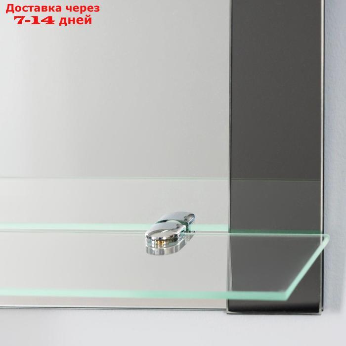 Зеркало "Лион", настенное, с полочкой, 39х58 см - фото 3 - id-p227006558