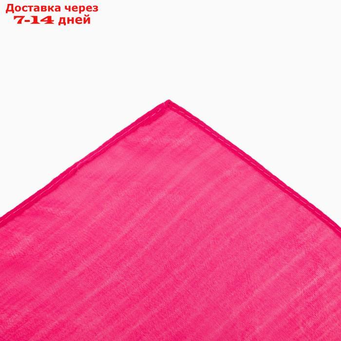 Платок текстильный, цвет яркая фуксия, размер 72х72 - фото 4 - id-p227119486