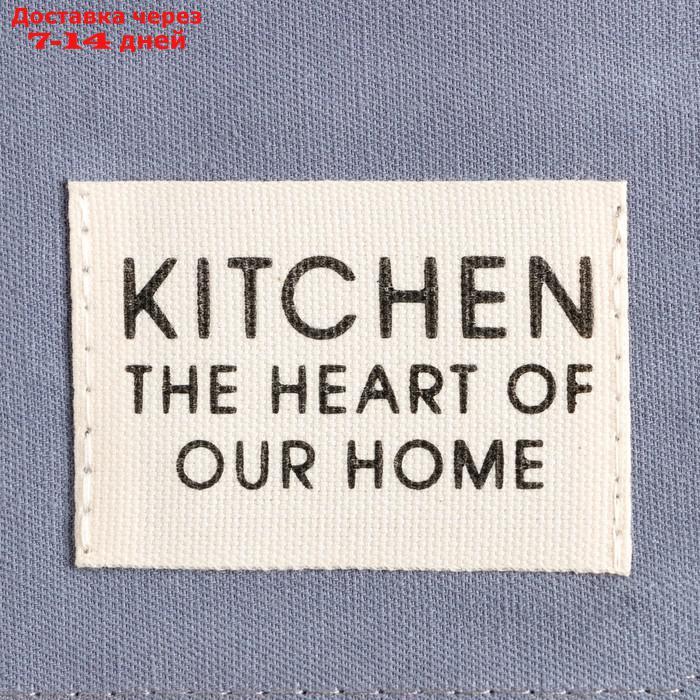 Дорожка на стол Этель Kitchen 40х150 см, цв. синий, 100% хл, саржа 220 г/м2 - фото 5 - id-p227113326