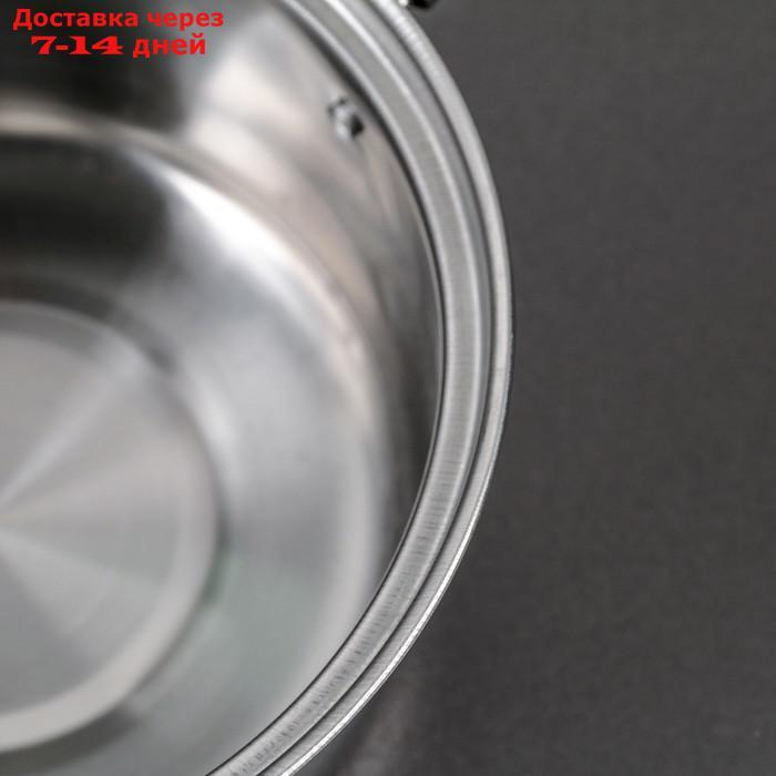 Набор посуды, 3 предмета: кастрюли 16/18/20 см со стеклянными крышками, индукция - фото 5 - id-p227102043