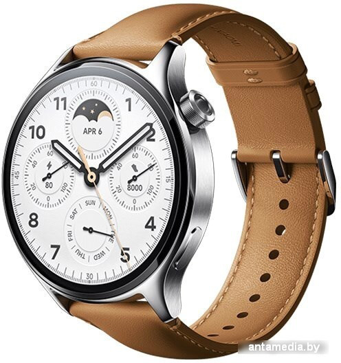 Умные часы Xiaomi Watch S1 Pro (серебристый, международная версия) - фото 1 - id-p227180097