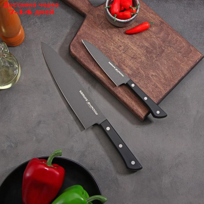 Набор ножей SHаDоW, 2 шт: 12 см; 20,8 см, с покрытием Blаck Fusо - фото 1 - id-p227126188