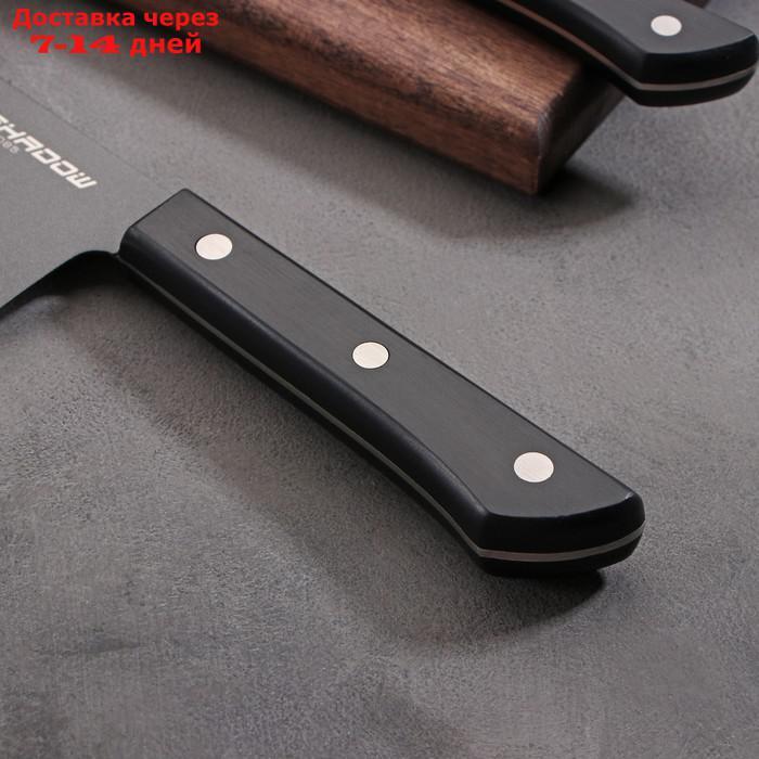 Набор ножей SHаDоW, 2 шт: 12 см; 20,8 см, с покрытием Blаck Fusо - фото 3 - id-p227126188