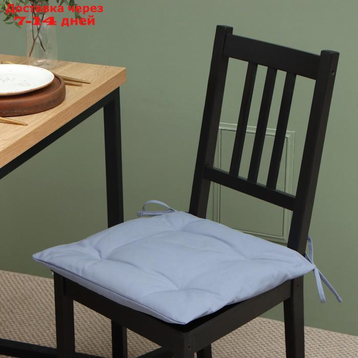 Сидушка на стул Этель Kitchen 42х42 см, цв. синий, 100% хл, саржа 220 г/м2 - фото 1 - id-p227113336