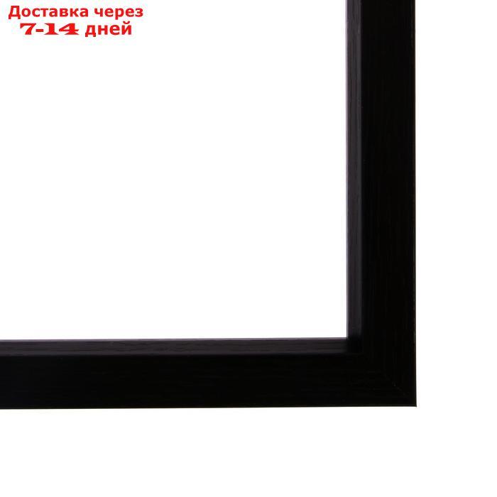Рама для картин (зеркал) 30 х 40 х 1.9 см, пластиковая, Calligrata, чёрная - фото 3 - id-p226969856