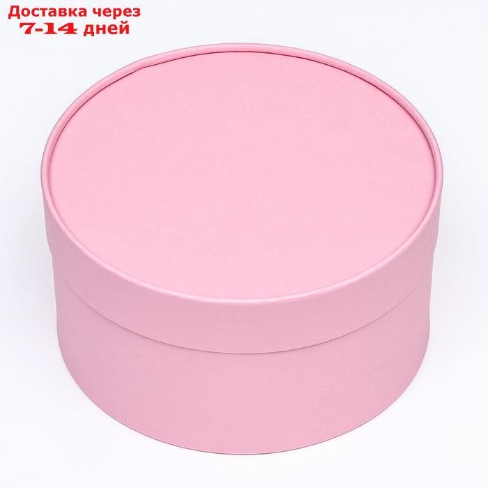 Подарочная коробка "Нежность" розовая,завальцованная без окна, 21х11 см - фото 2 - id-p227120709