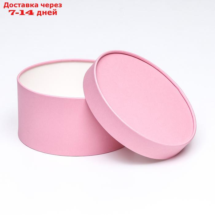 Подарочная коробка "Нежность" розовая,завальцованная без окна, 21х11 см - фото 3 - id-p227120709