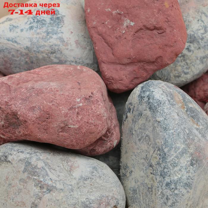 Камень для бани "Дуэт" яшма 10кг, серпентинит 10 кг, обвалованный - фото 3 - id-p227095278