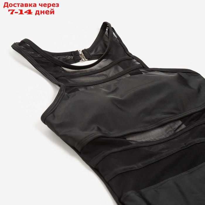 Купальник женский слитный MINAKU цвет чёрный, размер 46 - фото 2 - id-p227127219