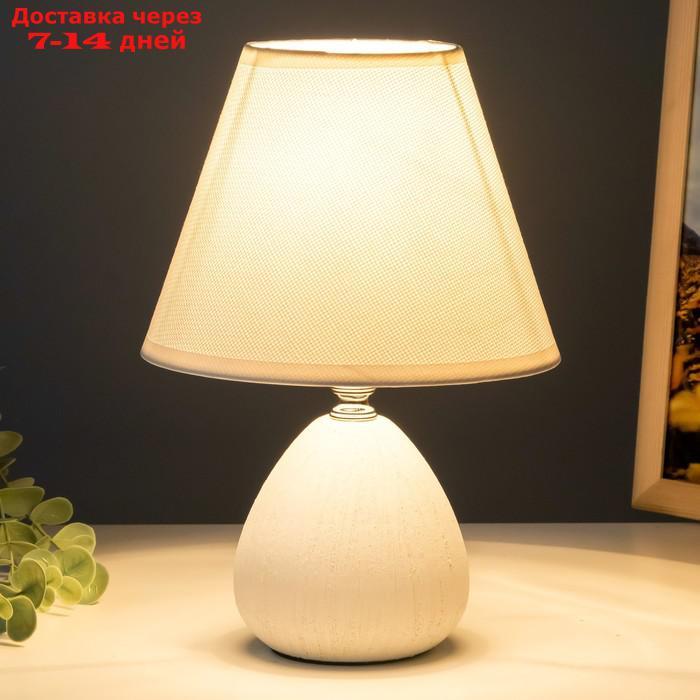 Настольная лампа "Эстель" Е14 40Вт белый 17х17х26 см - фото 3 - id-p227123143