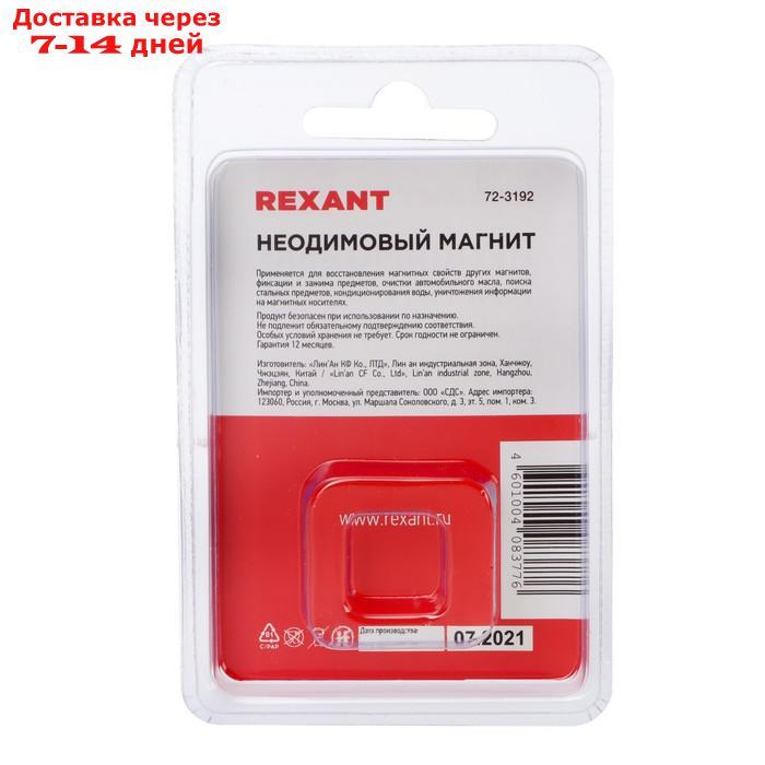 Неодимовый магнит REXANT, диск 5х2 мм, сцепление 0.32 кг, 44 шт. - фото 5 - id-p227096989