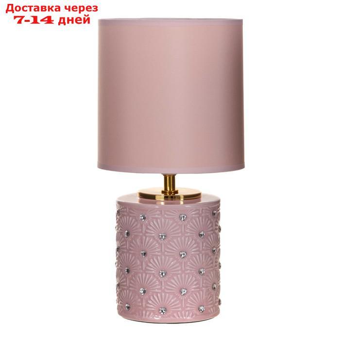 Настольная лампа Катрина E14 40Вт розовый 15,5х15,5х33 см - фото 7 - id-p227123152