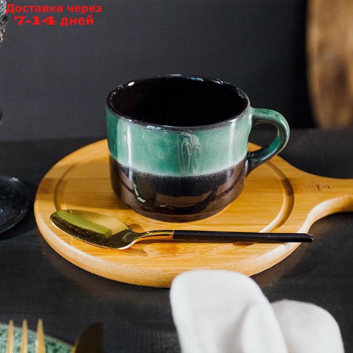 Чайная пара Verde notte, 2 предмета: чашка 200 мл, блюдце d=15,5 см - фото 5 - id-p227016322