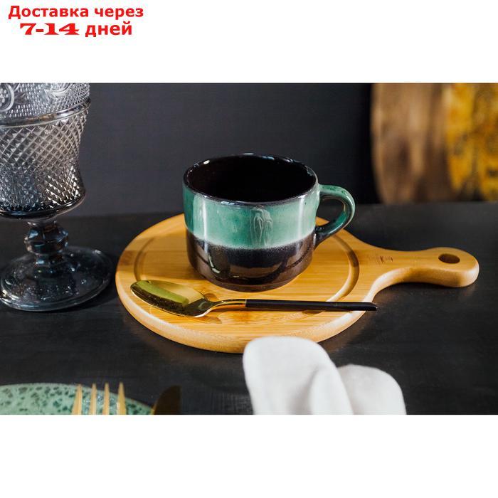 Чайная пара Verde notte, 2 предмета: чашка 200 мл, блюдце d=15,5 см - фото 7 - id-p227016322