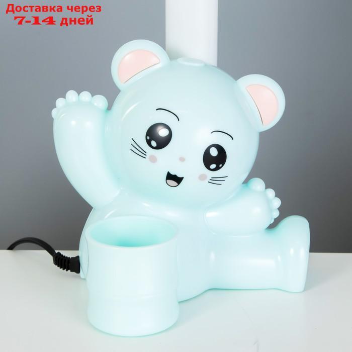 Настольная лампа "Мишка" LED 4Вт голубой 15х28,5х46 см - фото 7 - id-p227127236