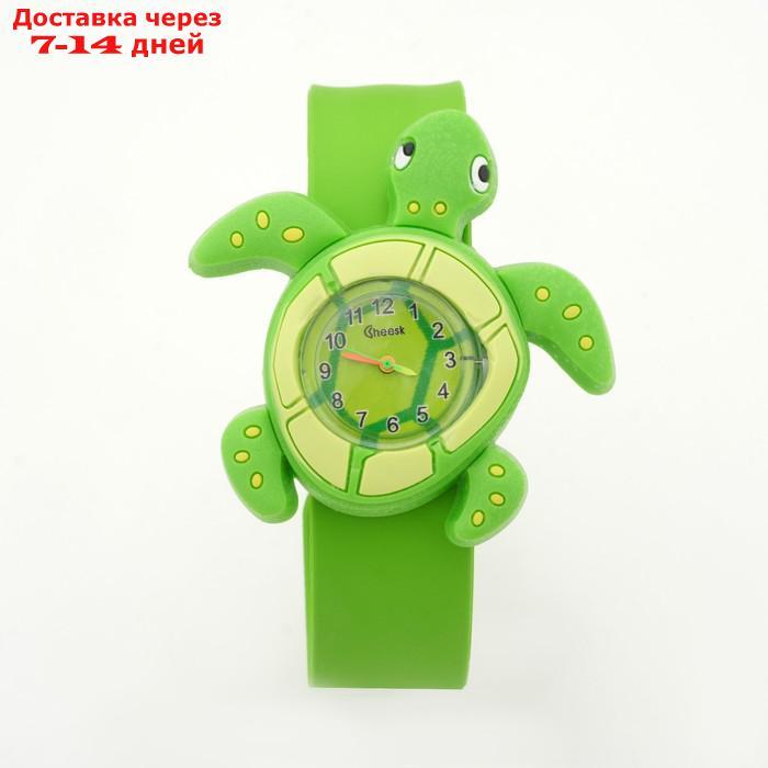 Часы наручные детские "Черепашка", зелёные - фото 1 - id-p227109648
