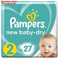 Подгузники Pampers New Baby-Dry, размер 2, 27 шт.