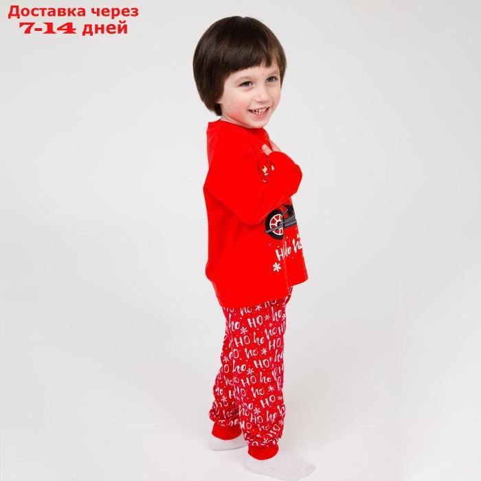 Пижама детская, цвет красный, рост 134 см - фото 4 - id-p227103974