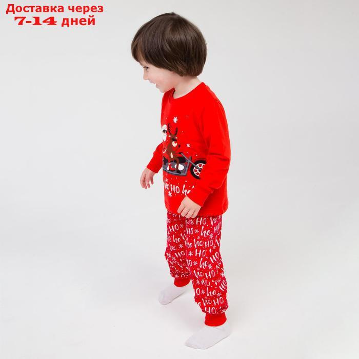 Пижама детская, цвет красный, рост 134 см - фото 5 - id-p227103974