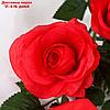 Цветы искусственные "Роза Жанна" 10*61 см, красная, фото 2