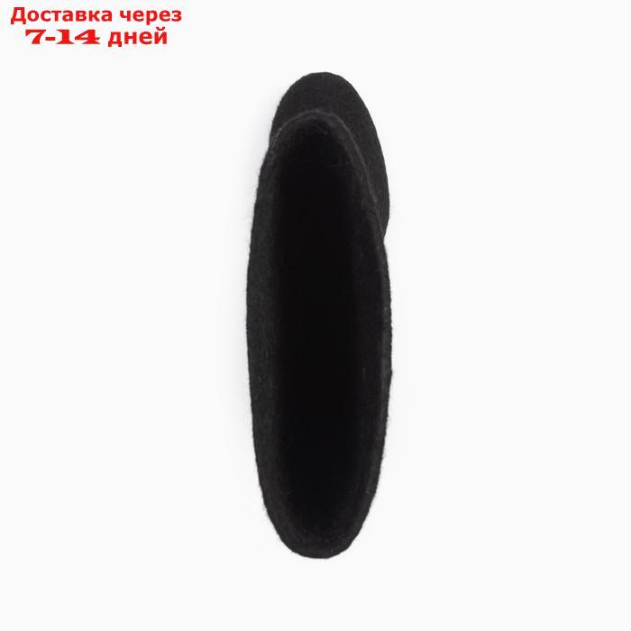 Валенки мужские с резиновой подошвой, цвет чёрный, размер 41 - фото 4 - id-p227120735