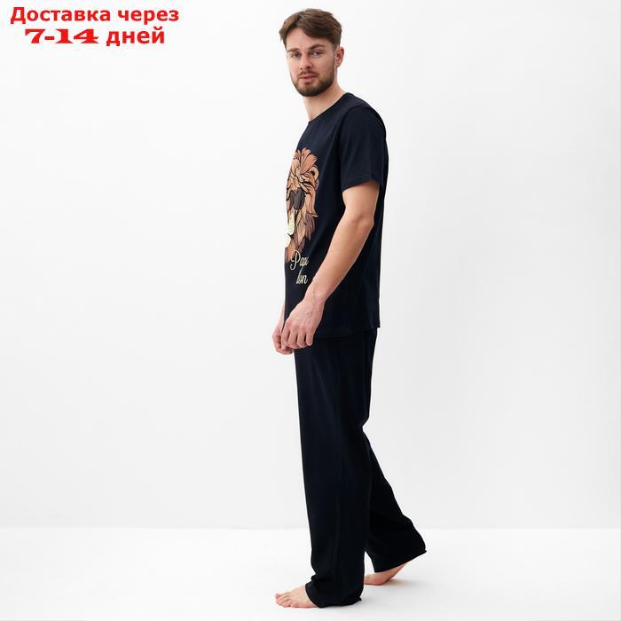 Пижама мужская (футболка и брюки) KAFTAN "Lion" р.48 - фото 4 - id-p227107789