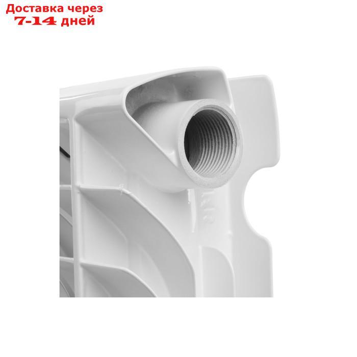 Радиатор алюминиевый ROMMER Plus, 200 x 96 мм, 14 секций - фото 6 - id-p227107879