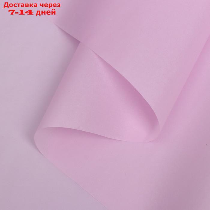 Бумага тишью водоотталкивающая, цвет светло-розовый, 58 см х 5 м 19 микрон - фото 3 - id-p227105679