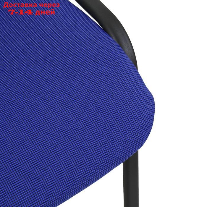 Стул Изо ткань синяя/каркас черный - фото 2 - id-p227007121