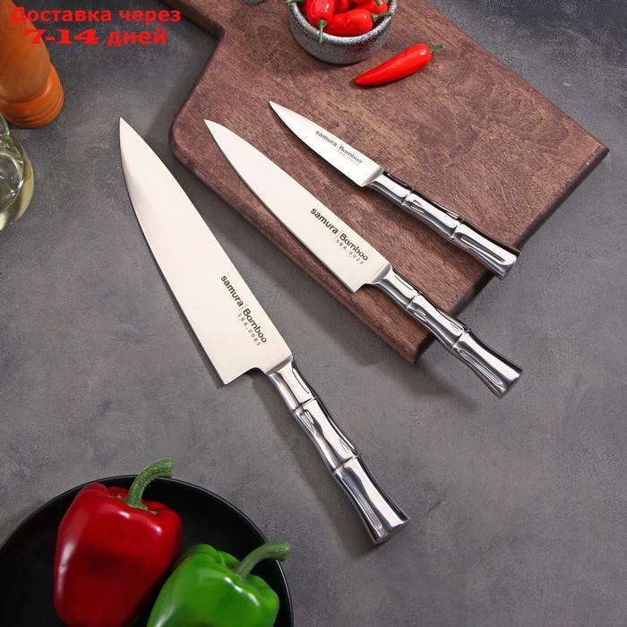 Набор "Samura BAMBOO" из 3 кухонных ножей, стальная рукоять - фото 1 - id-p227127244