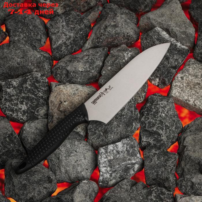 Нож кухонный "Samura GOLF" Сантоку, лезвие 18 см, AUS-8 - фото 2 - id-p227127250