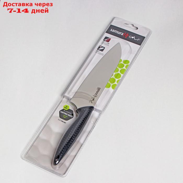 Нож кухонный "Samura GOLF" Сантоку, лезвие 18 см, AUS-8 - фото 6 - id-p227127250